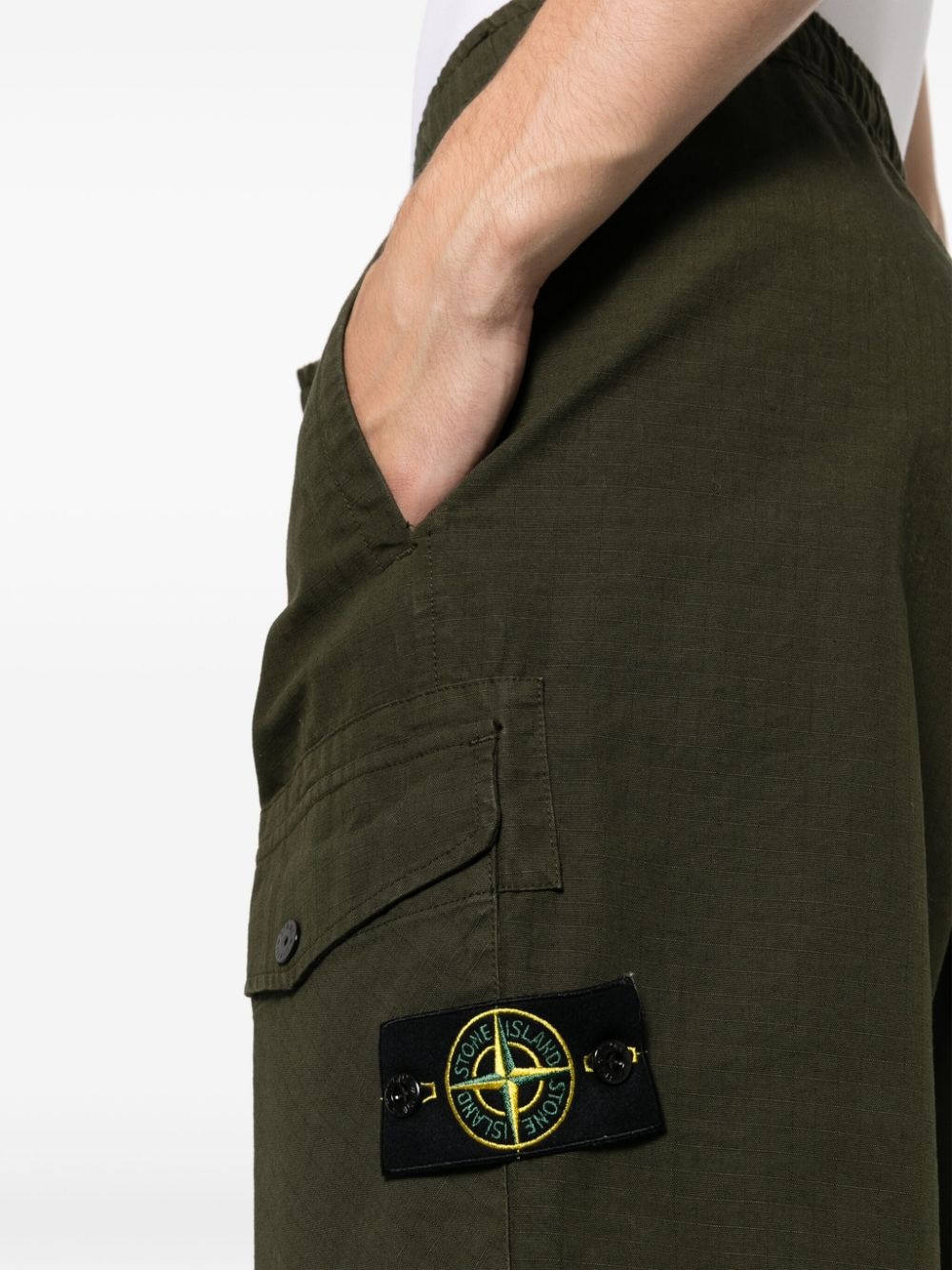 tapered ripstop cargo trousers - 5