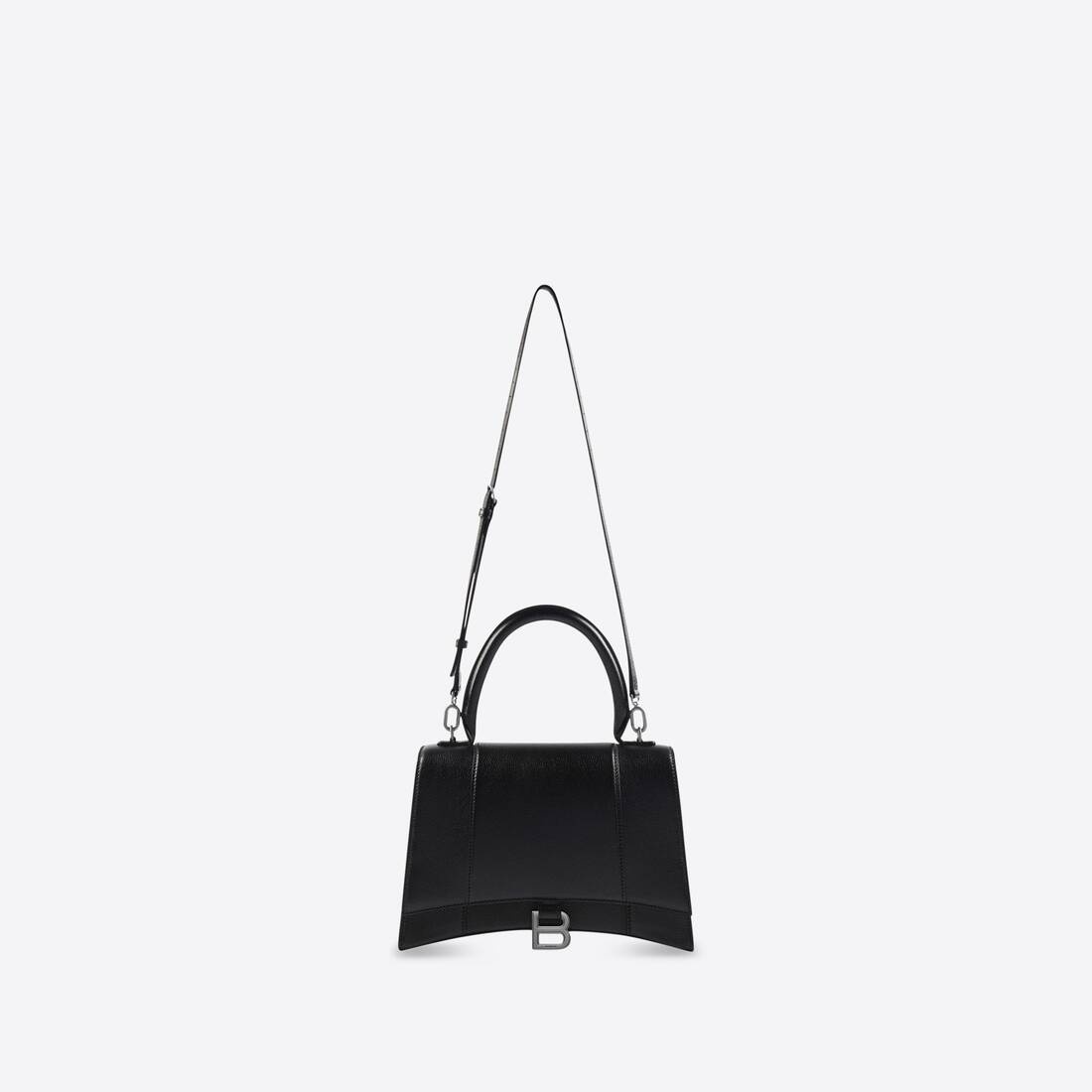 Women's Hourglass Handbag in Black - 4