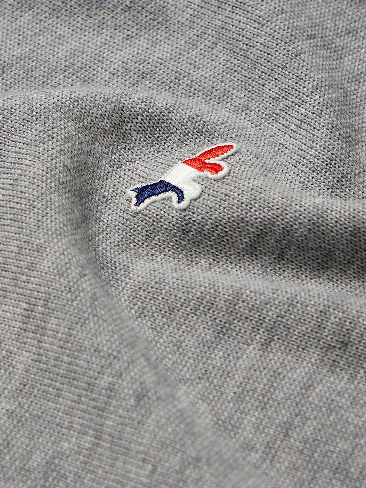 Slim-Fit Logo-Appliquéd Wool Sweater - 3