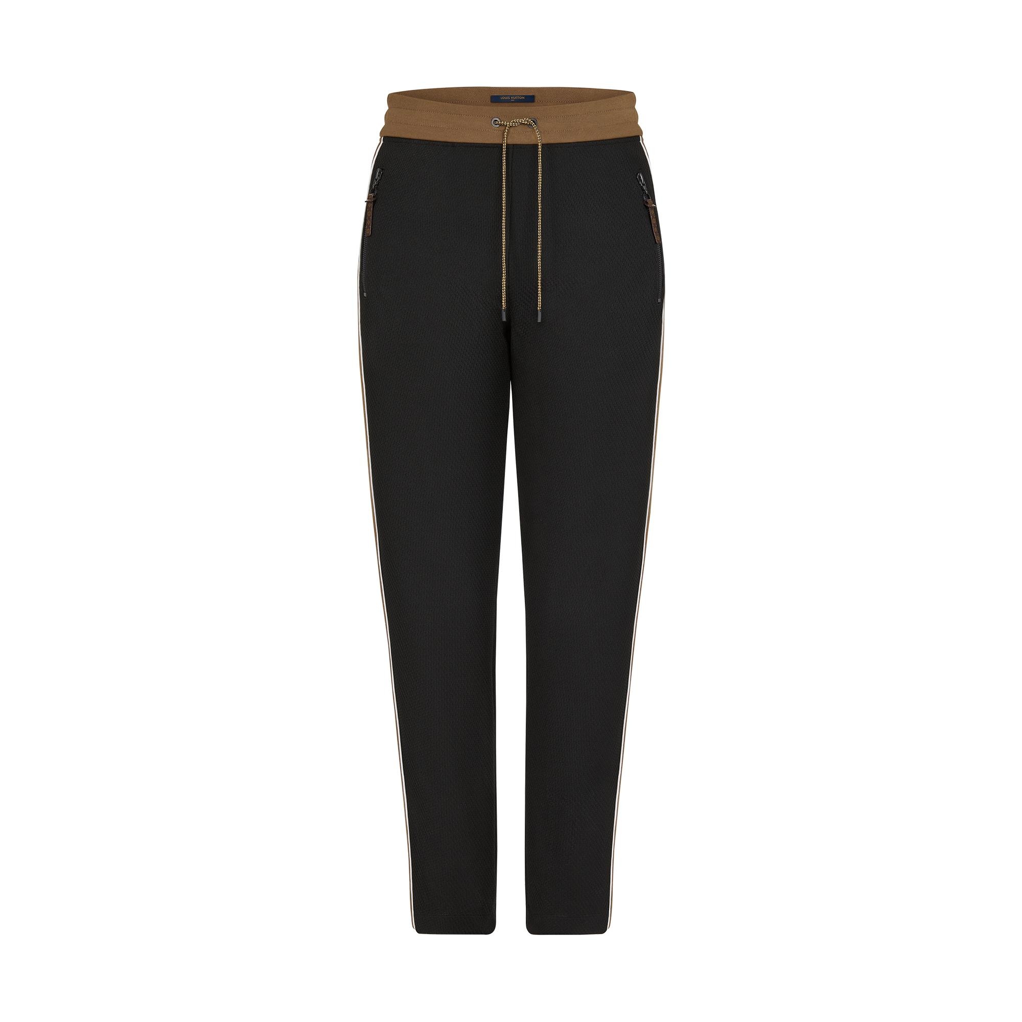 Sporty Jogging Pants in Technical Honeycomb  - 1