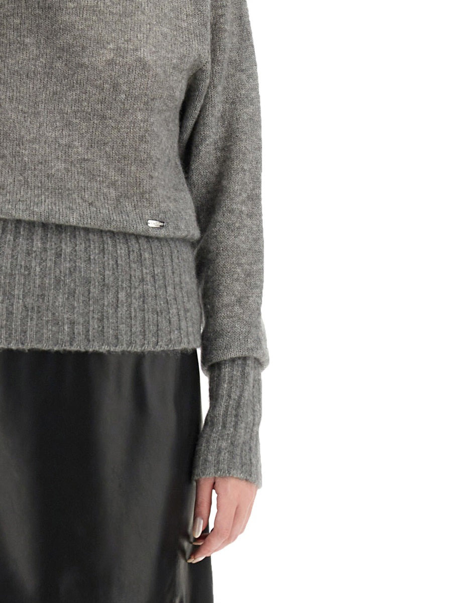 Boat-Neck Sweater - 4