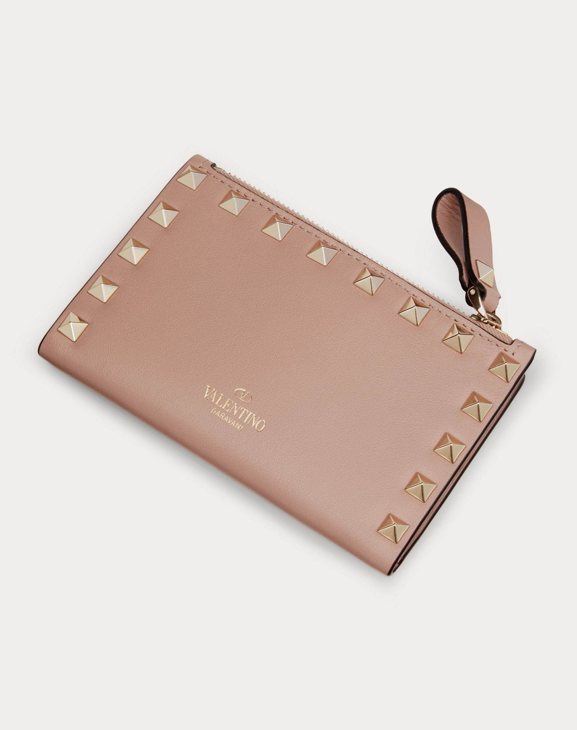 Rockstud Calfskin Coin Purse and Cardholder - 3