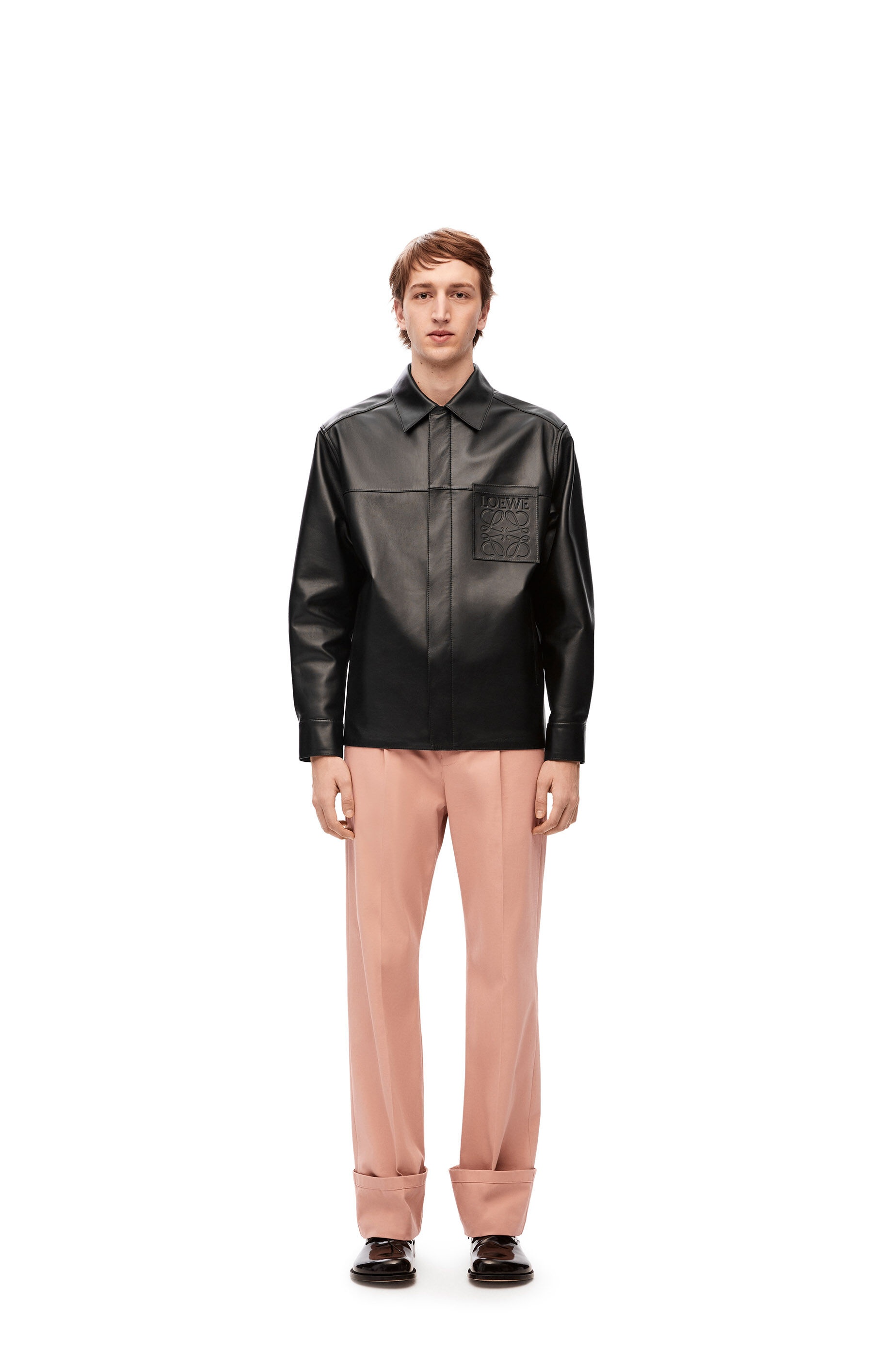 Fisherman turn-up trousers in cotton - 1