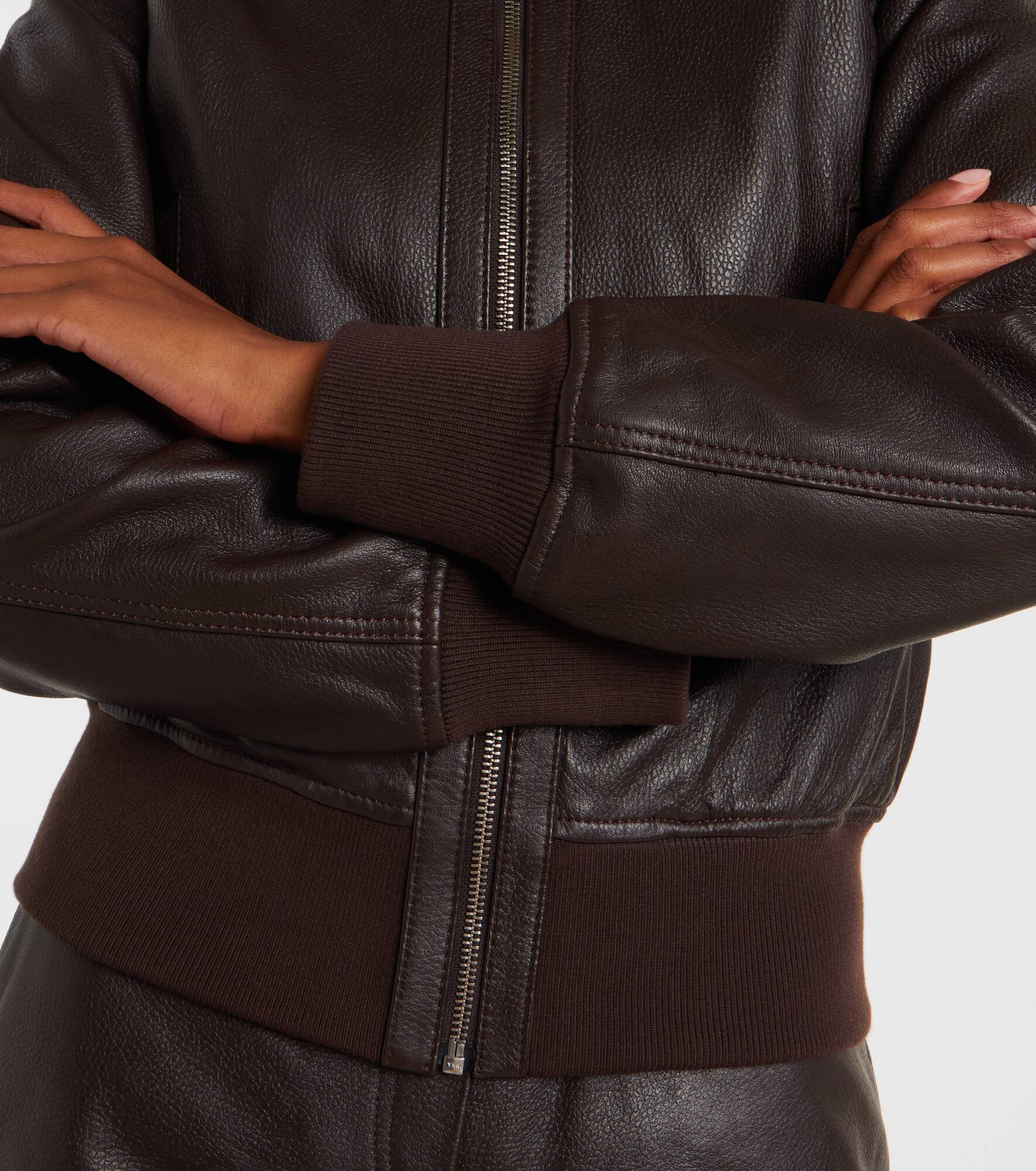 Tobias leather bomber jacket - 5