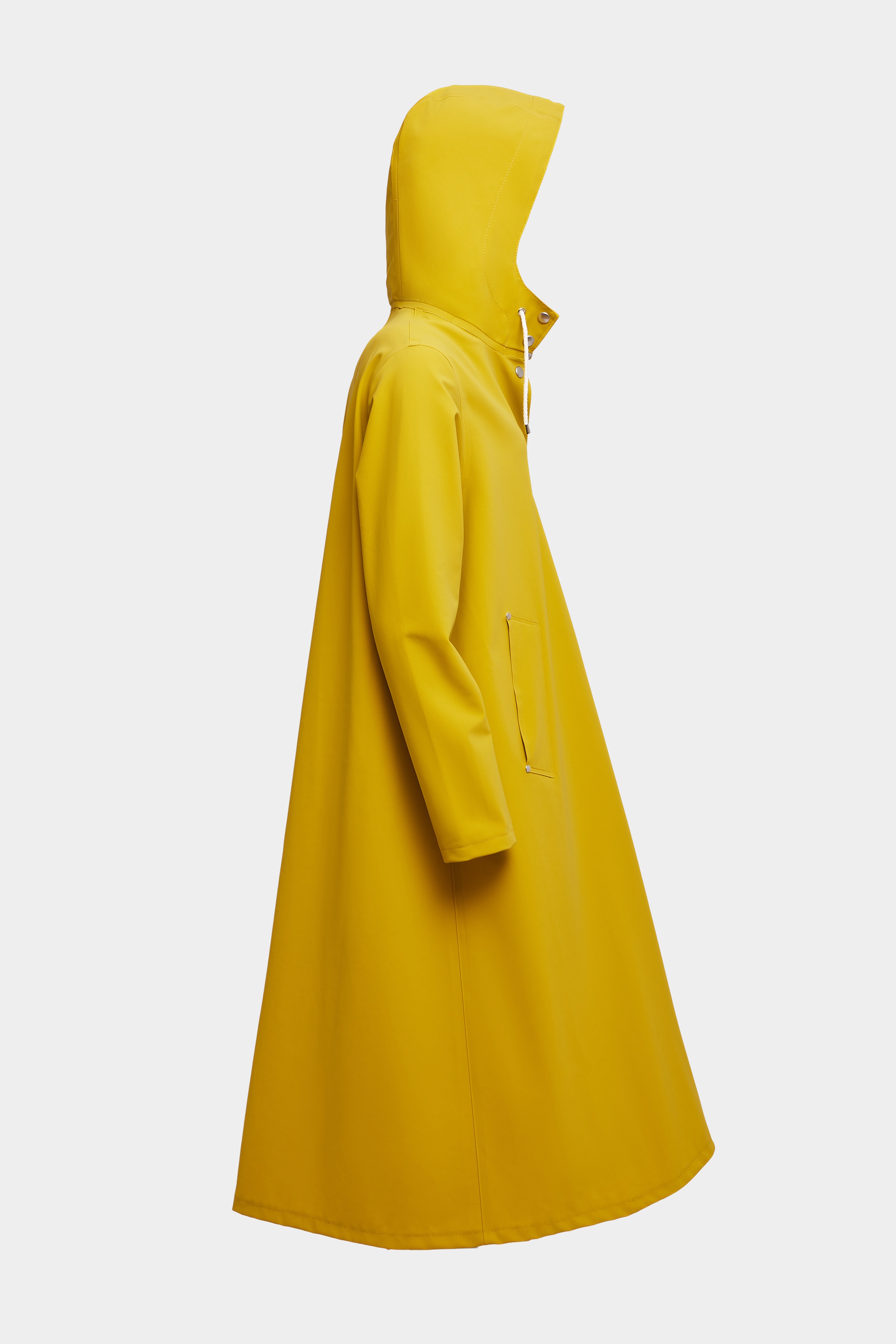 Mosebacke Long Suede Raincoat Gold - 5