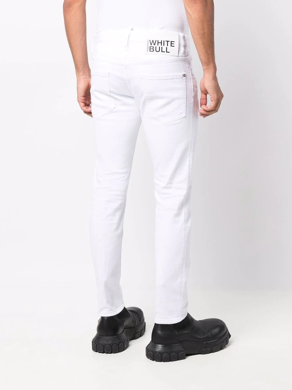 mid-rise straight-leg jeans - 4