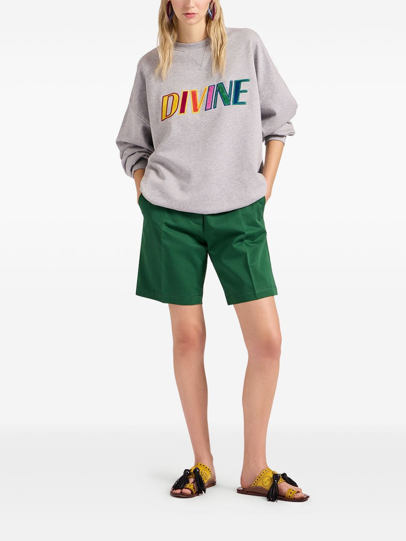 La DoubleJ Off Court divine-embroidered sweatshirt outlook
