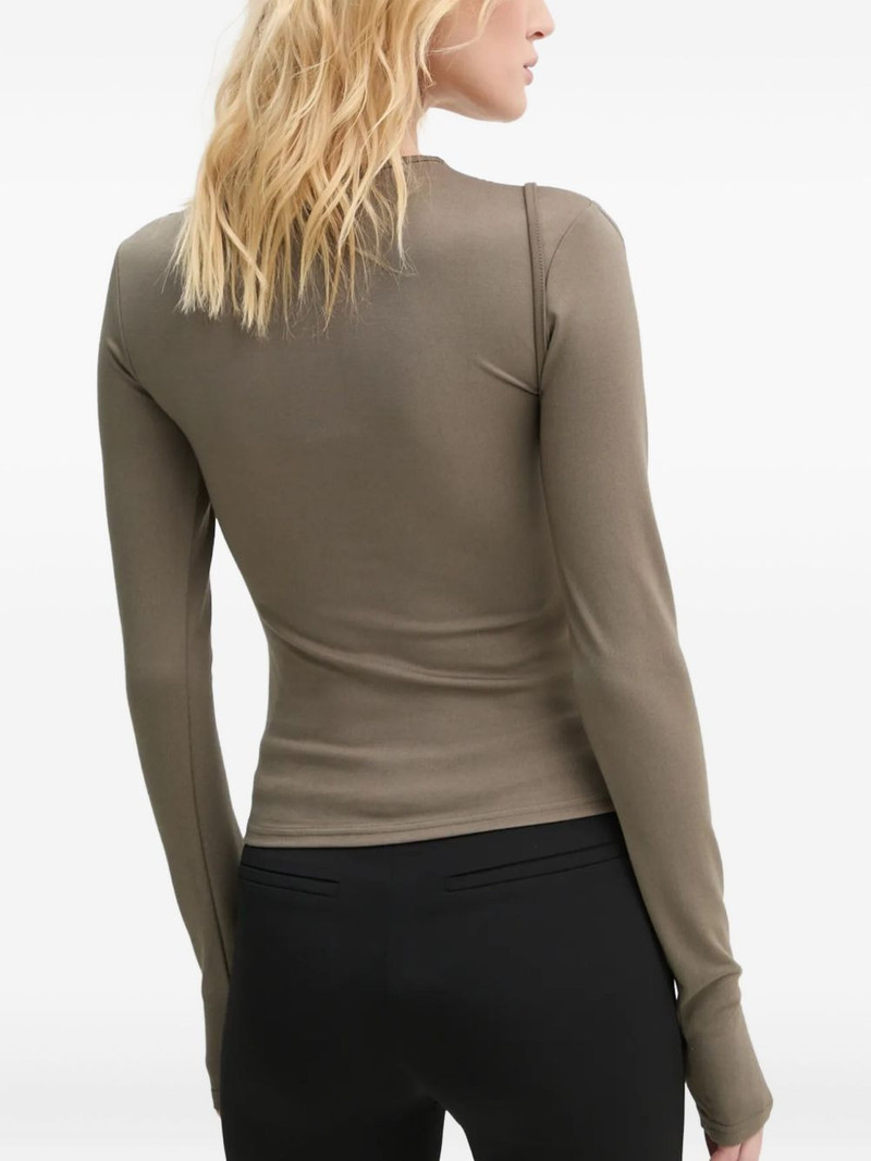 cut-out detail long-sleeve top 3