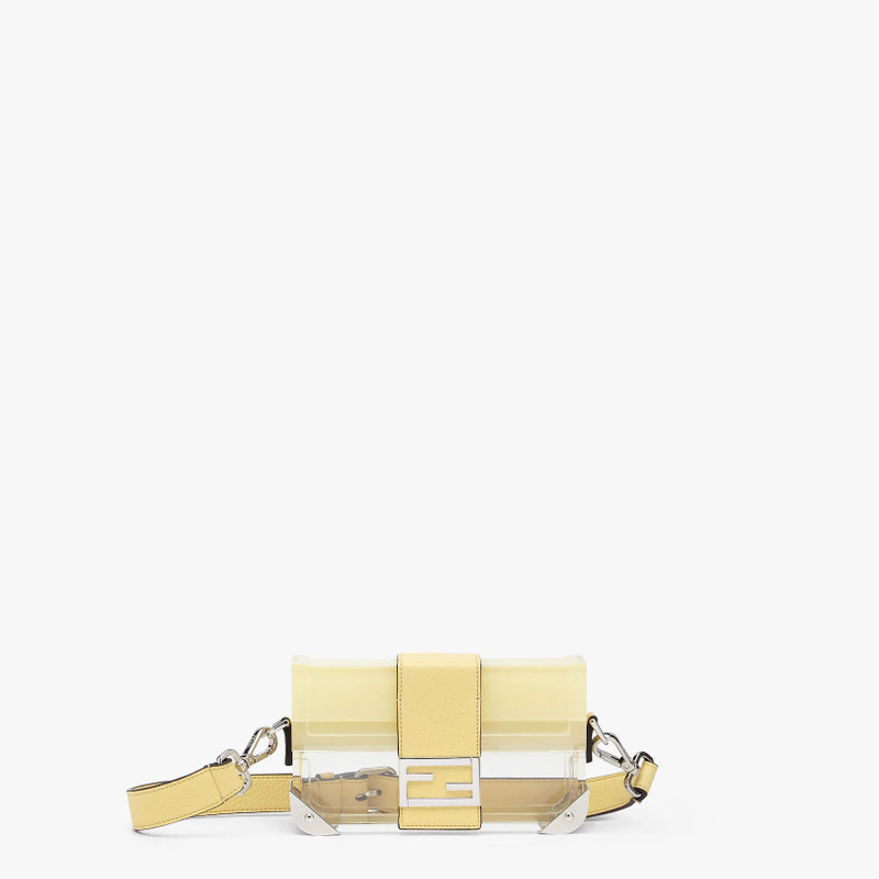 Yellow and transparent plexiglass bag 1