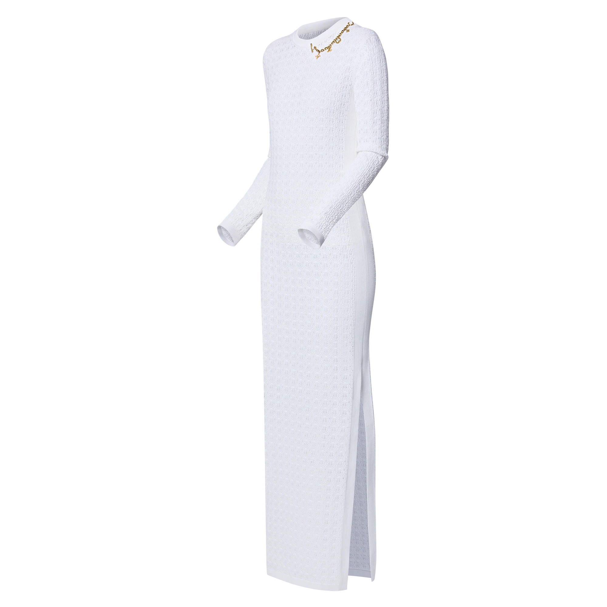 Lace Knit Charm Dress - 2