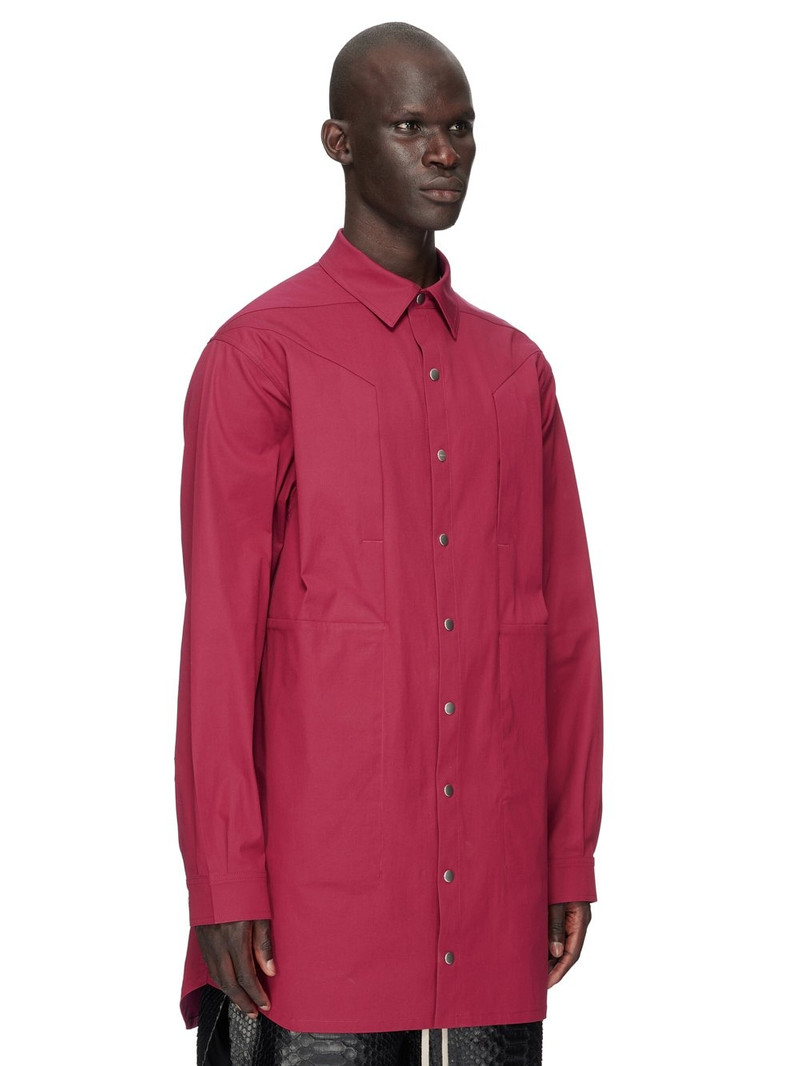 Rick Owens long-sleeve buttoned shirt jacket outlook