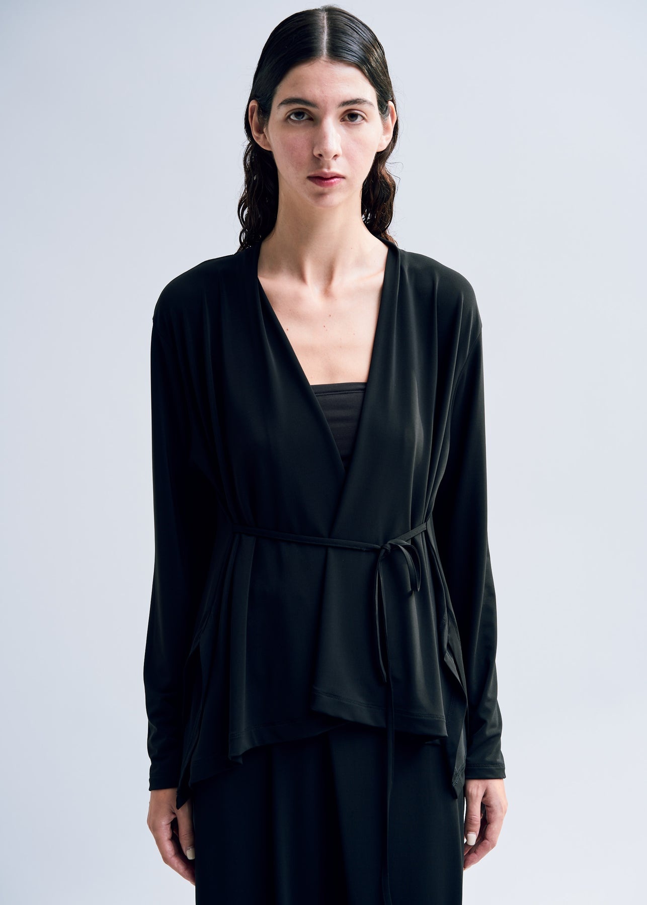 DRAPE JERSEY-36 CARDIGAN - 3