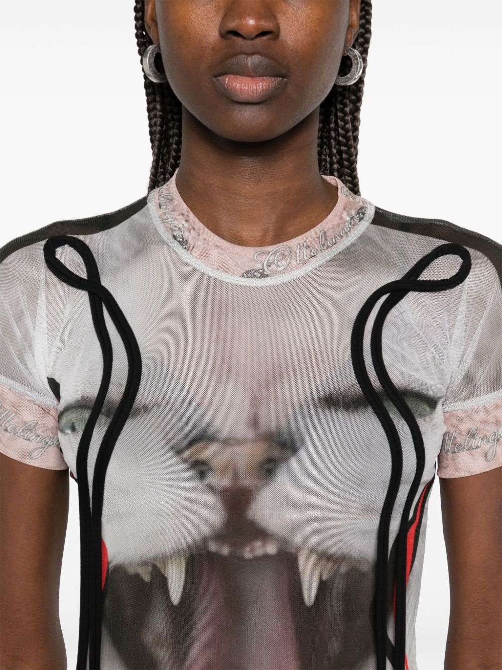 mesh T-shirt - 5