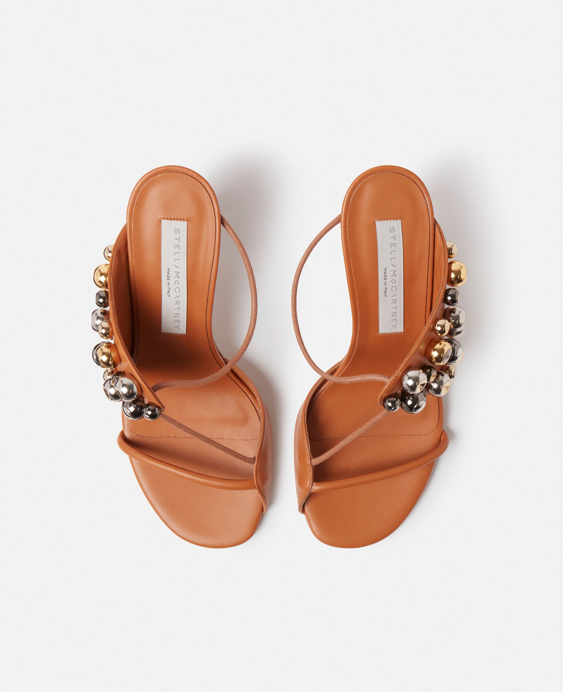 Stella 100 Lace-Up Stud Mules - 4