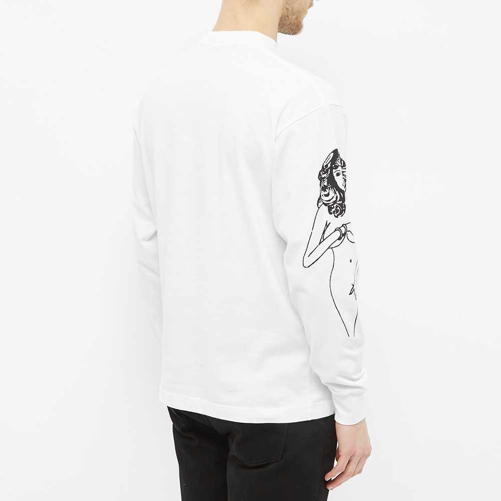 Palm Angels Long Sleeve Exotic Print Tee - 4