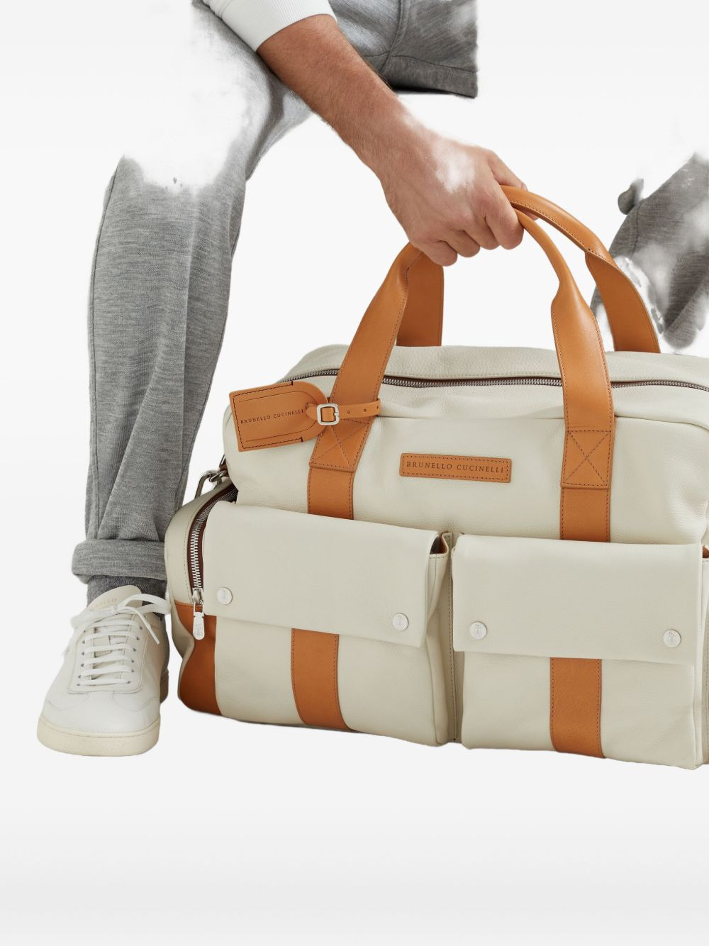 multiple-pockets duffle bag - 5