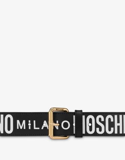 Moschino CALFSKIN BELT WITH LOGO outlook