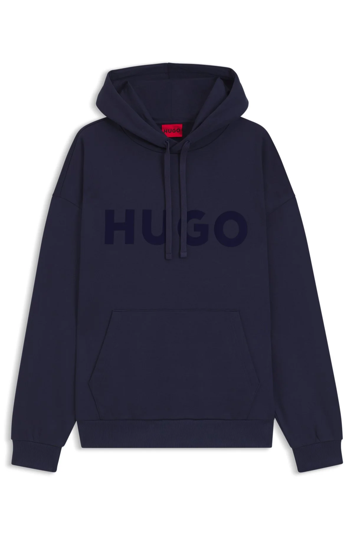 OVERSIZE-FIT HOODIE IN COTTON TERRY WITH TONAL LOGO - 1