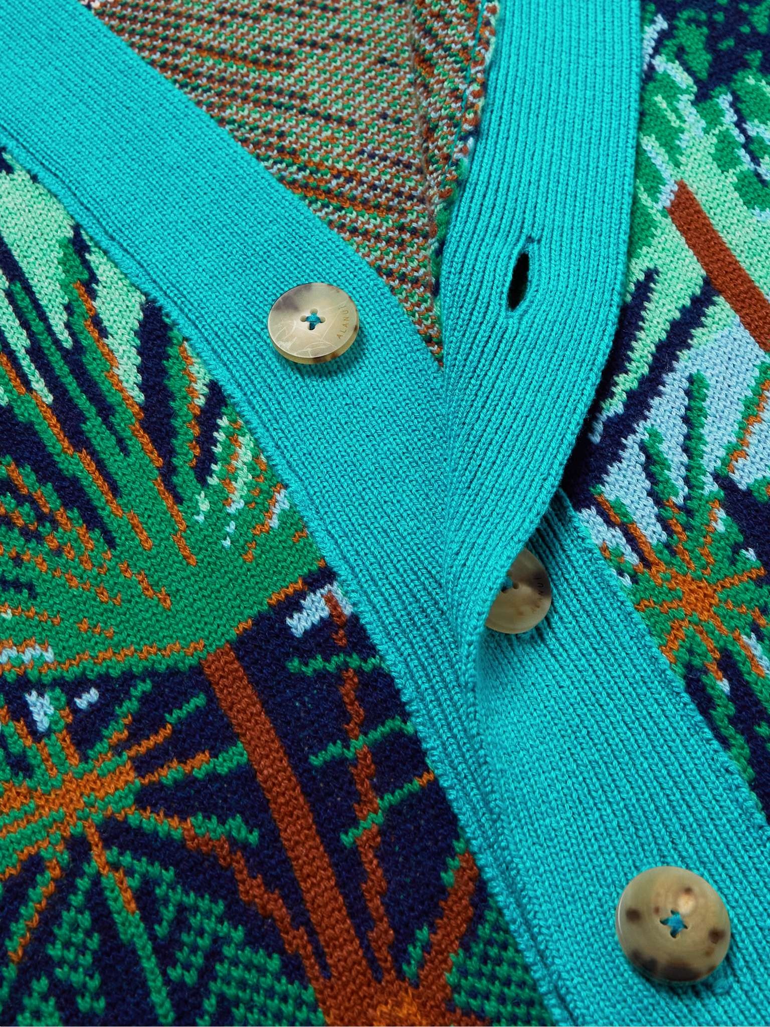 Natural Sanctuary Cashmere-Jacquard Cardigan - 5