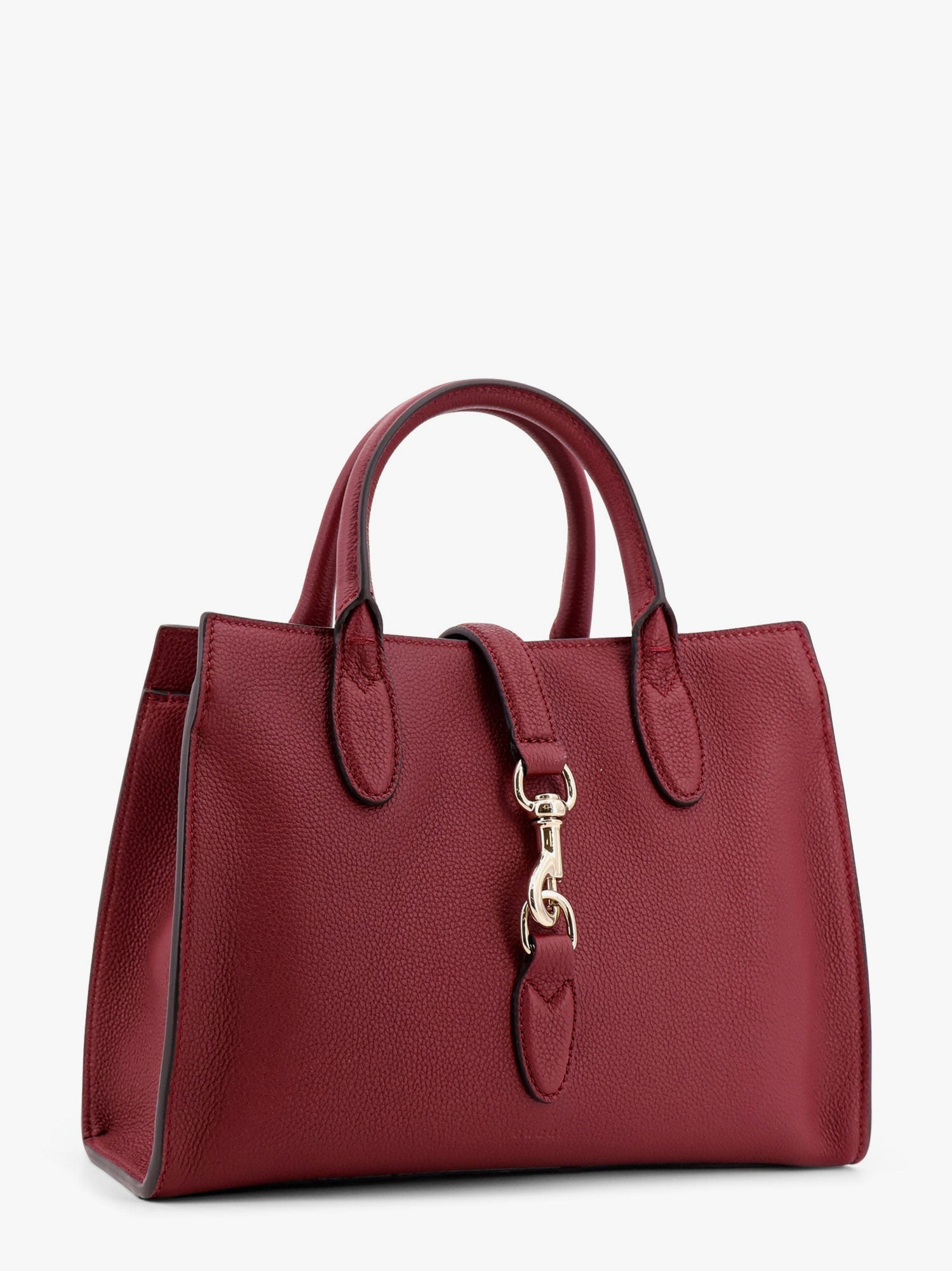 Gucci Leather Handbag With Metal Detail - 4