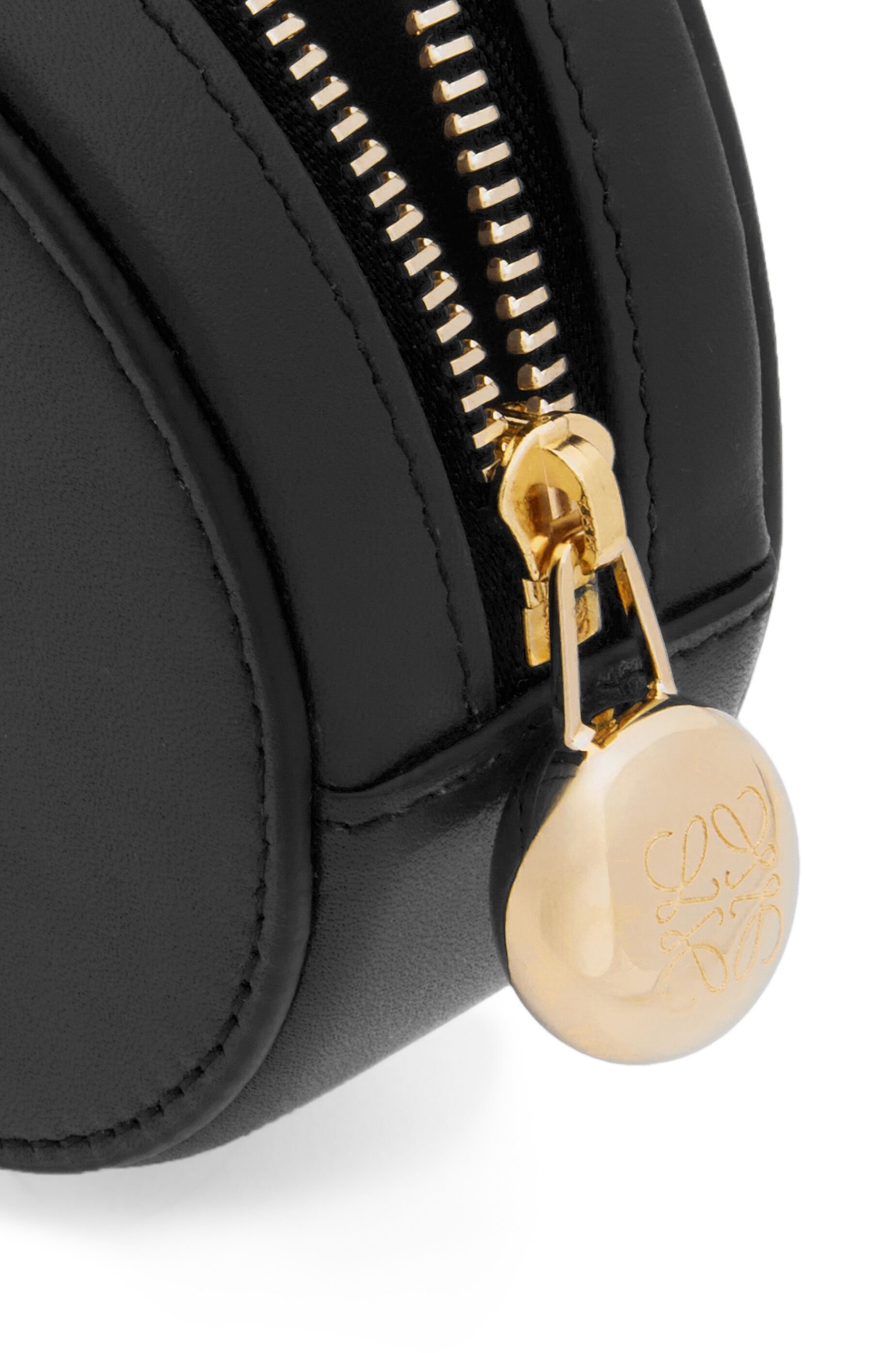 Pebble cookie key holder in shiny nappa calfskin - 5