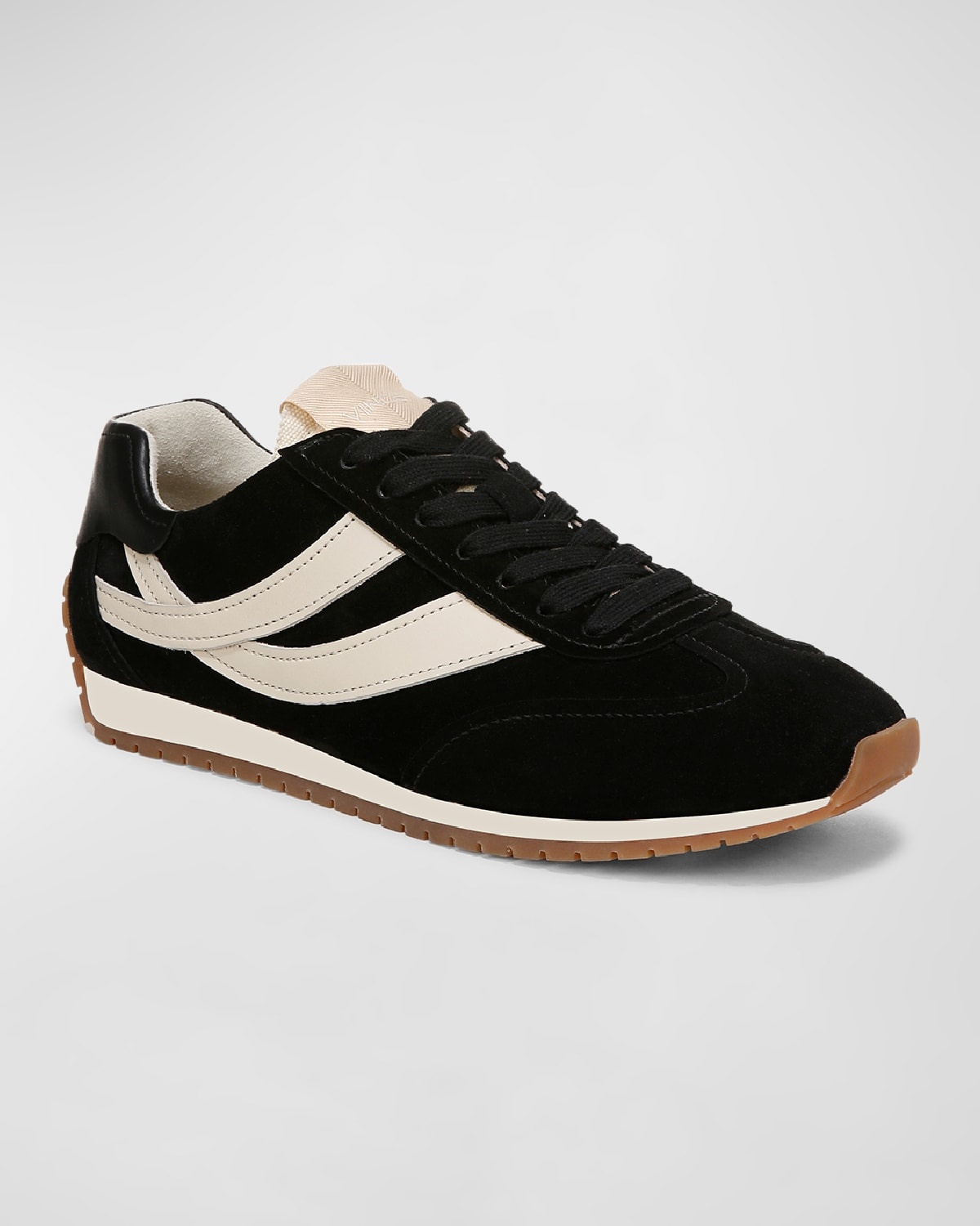 Mix Leather Trainer Sneakers - 2