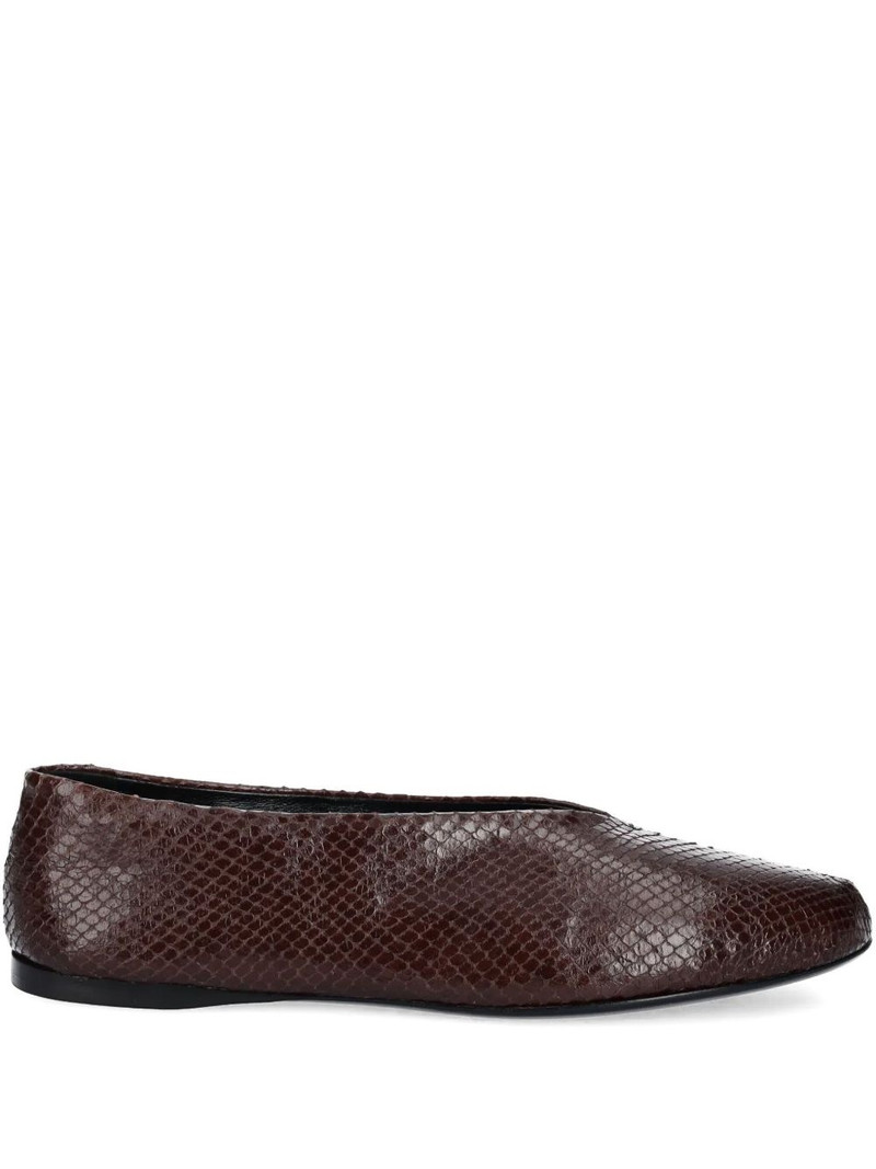 leather ballerina shoes 1