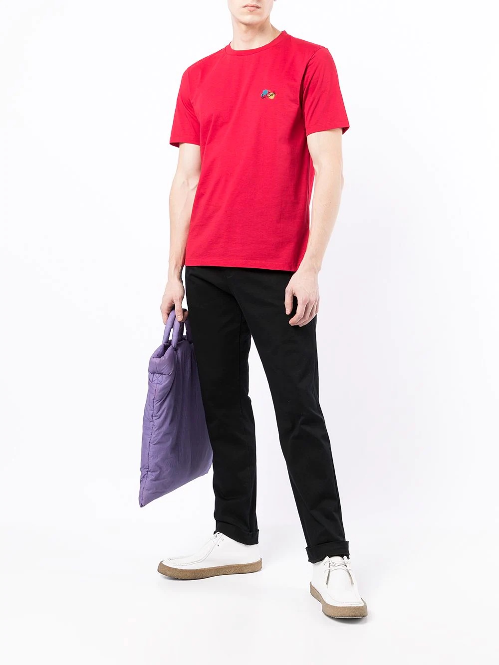 embroidered-logo cotton T-Shirt - 2