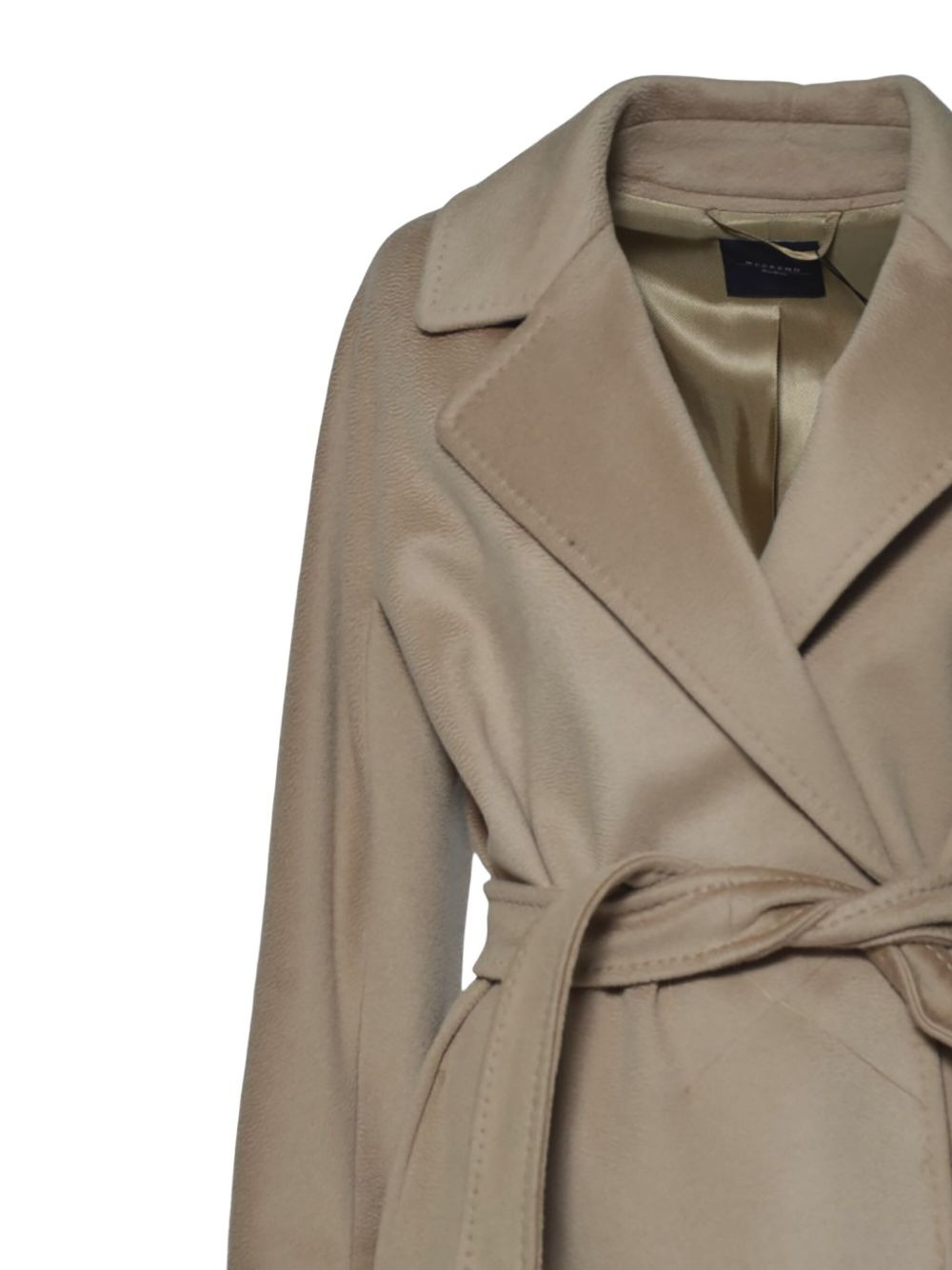 belted lapel coat - 3