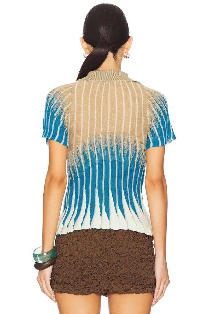 ISA BOULDER Gradflare Polo Top outlook