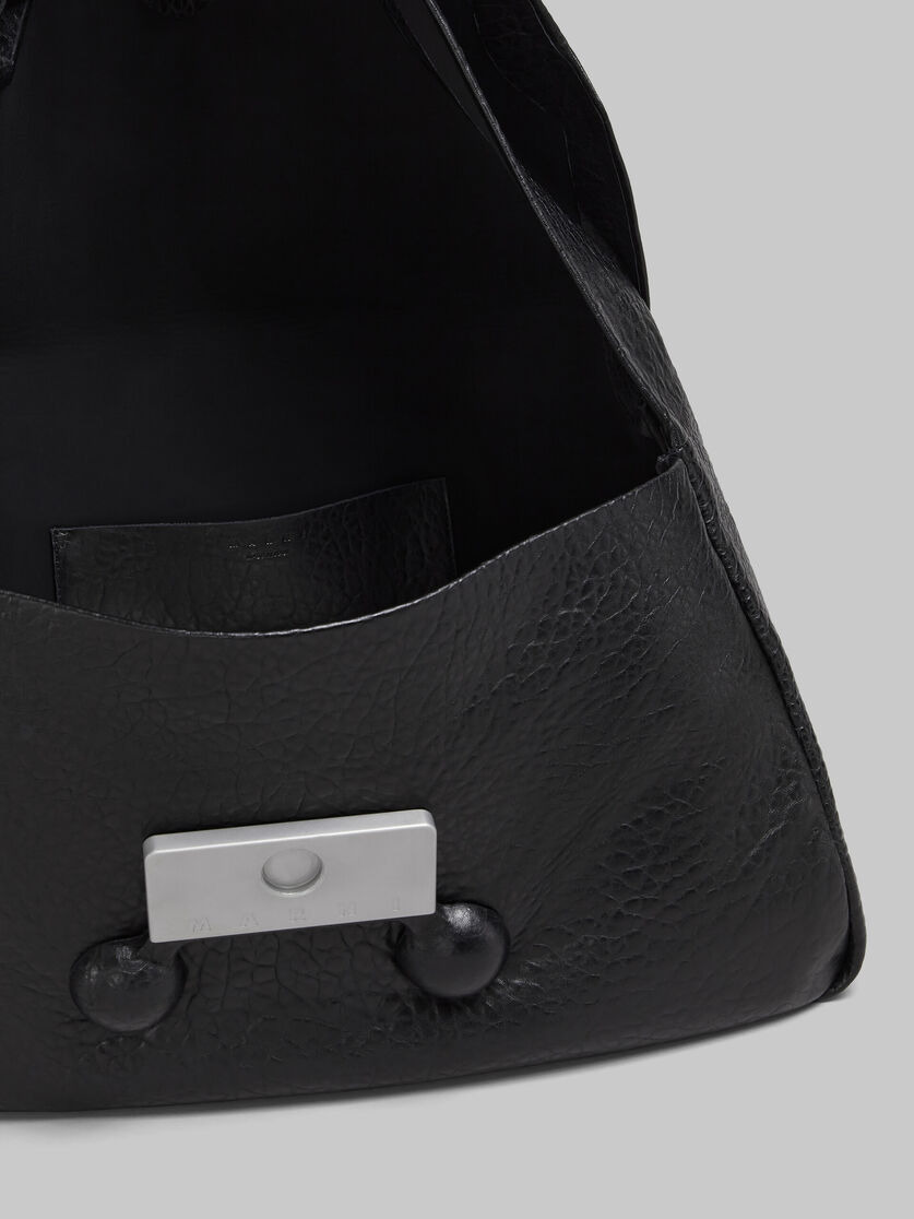 BLACK NAPPA EXTRA LARGE TRUNKAROO SOFT BAG - 3