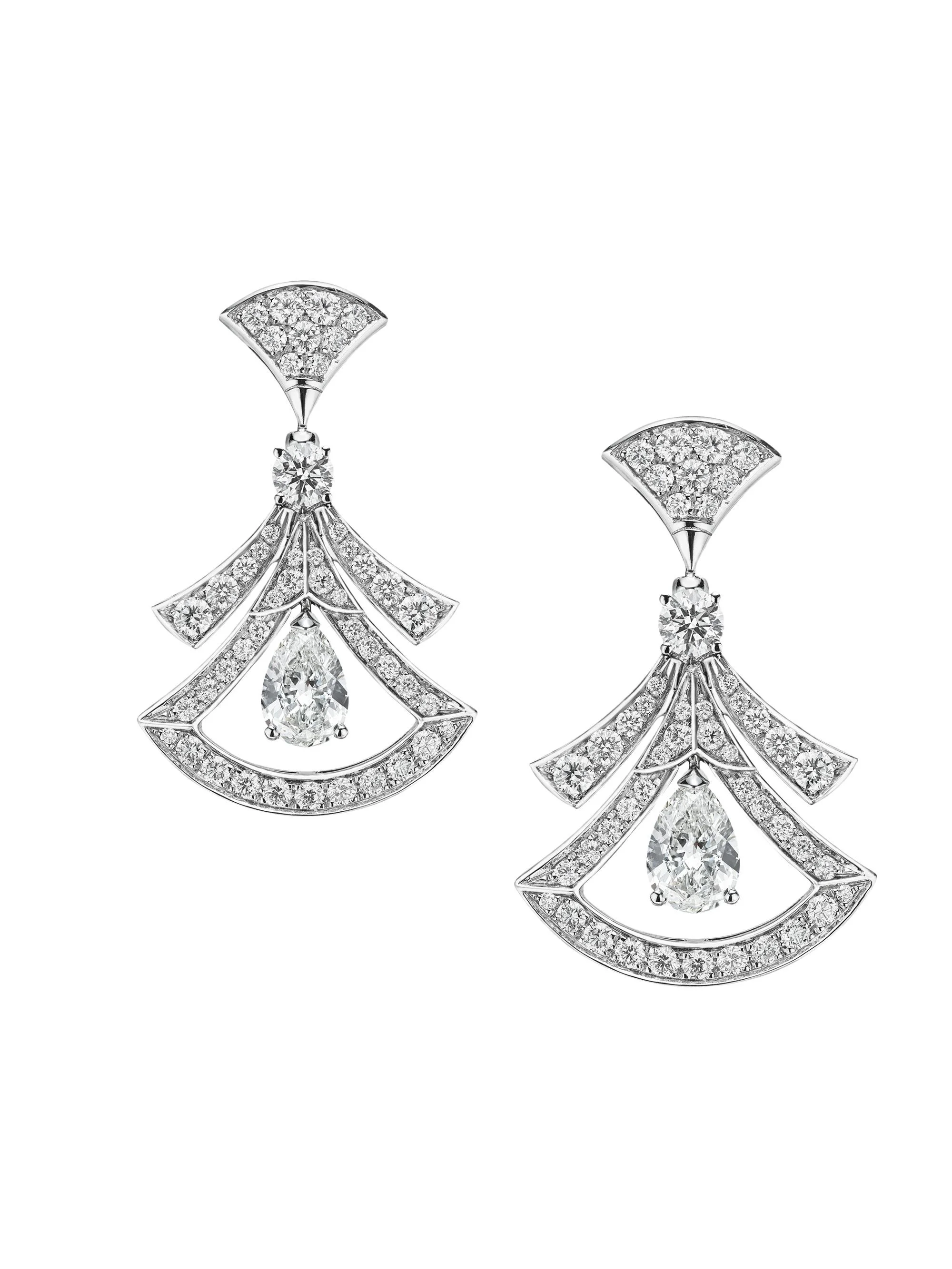 Women's Divas' Dream 18K White Gold & Diamond Drop Earrings - White Gold - 1
