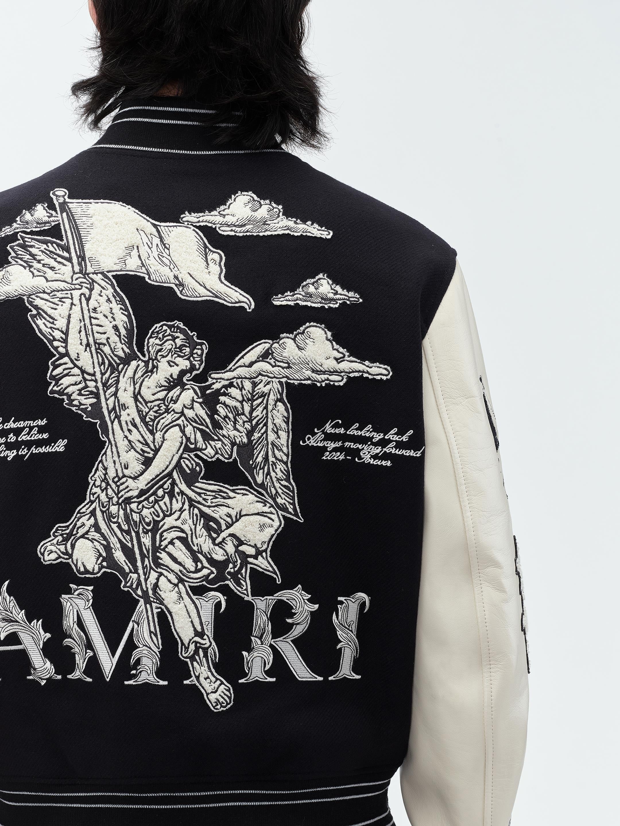 AMIRI MA ANGEL VARSITY JACKET | REVERSIBLE