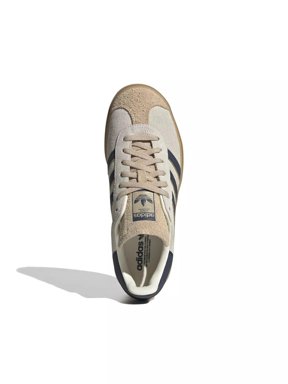Originals Gazelle Bold "Cream White/Night Indigo/Magic Beige" Women's Shoe - 3
