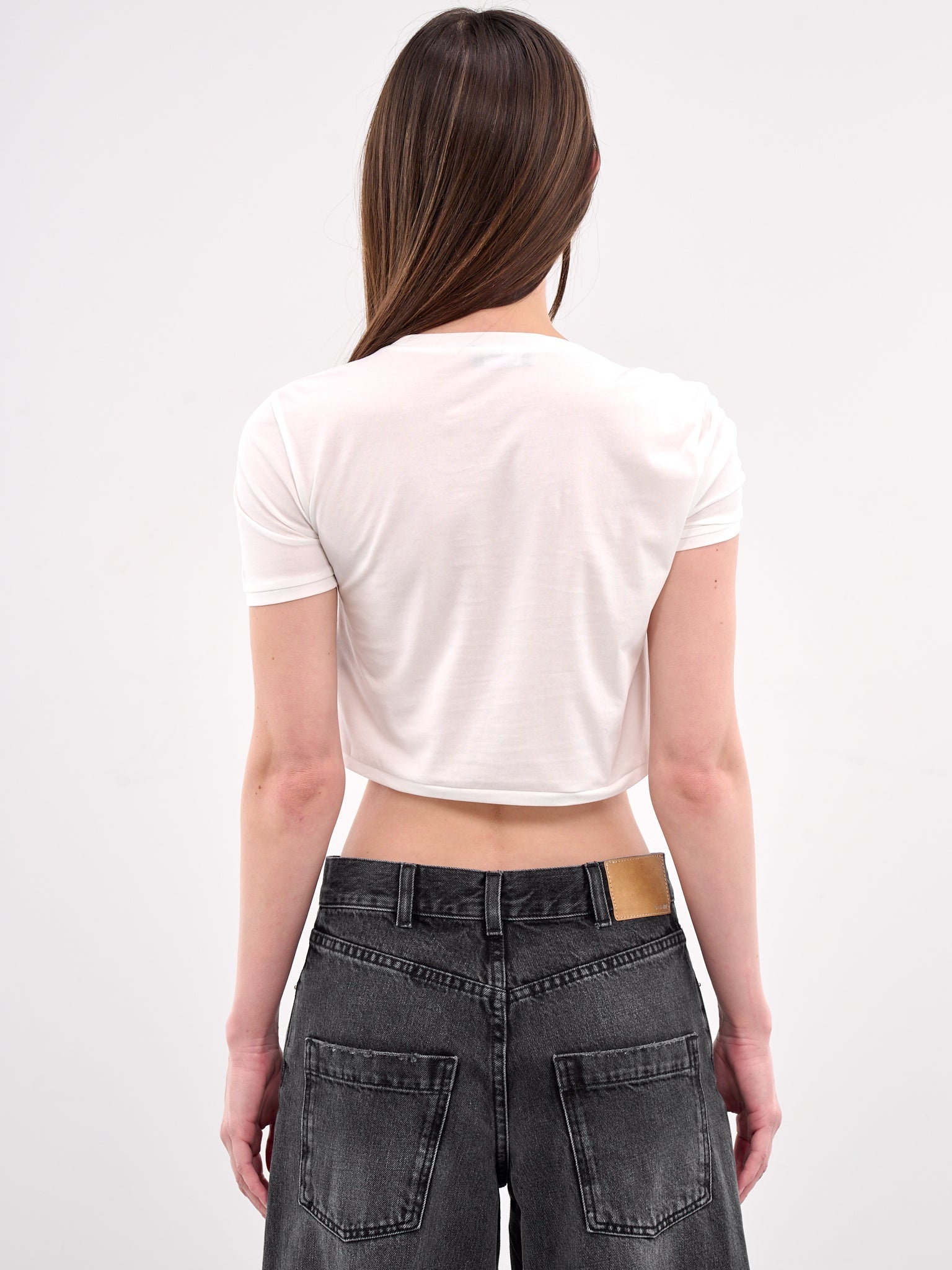 Gathered Crop Tee - 3
