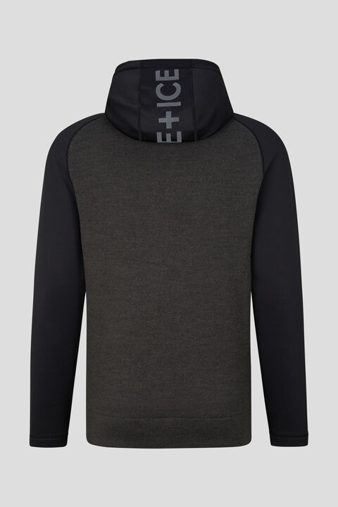 Taco hybrid knit jacket in Gray - 2