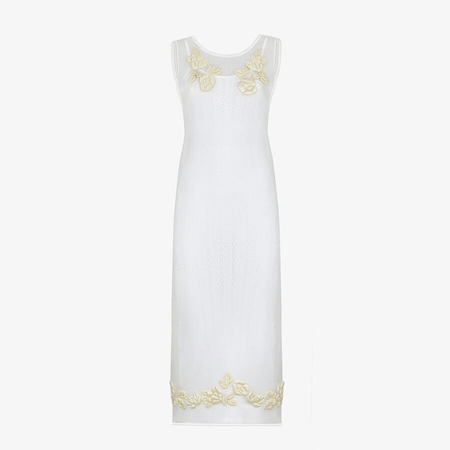 White silk dress - 1