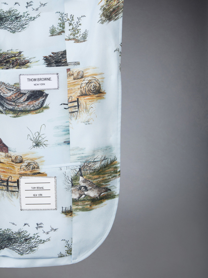 SCENIC TOILE SILK TWILL HIGH ARMHOLE SPORTCOAT 6