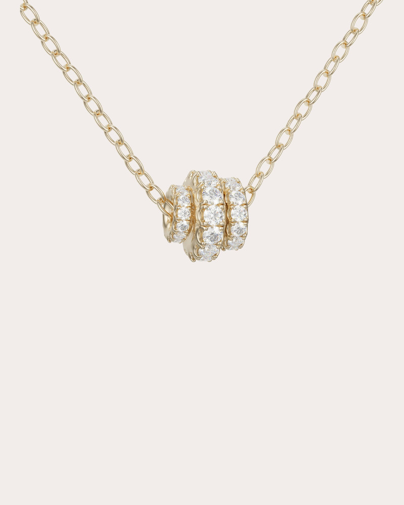 Diamond & 18k Gold Vesta Necklace 1