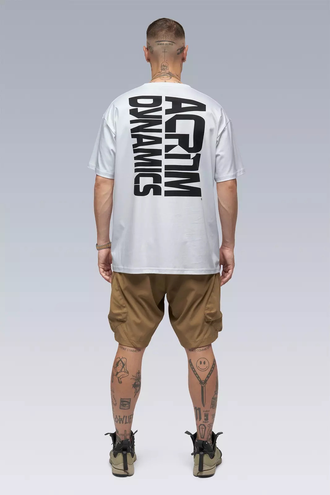 ACRONYM S24-PR-A 100% Cotton Mercerized Short Sleeve T-shirt White outlook