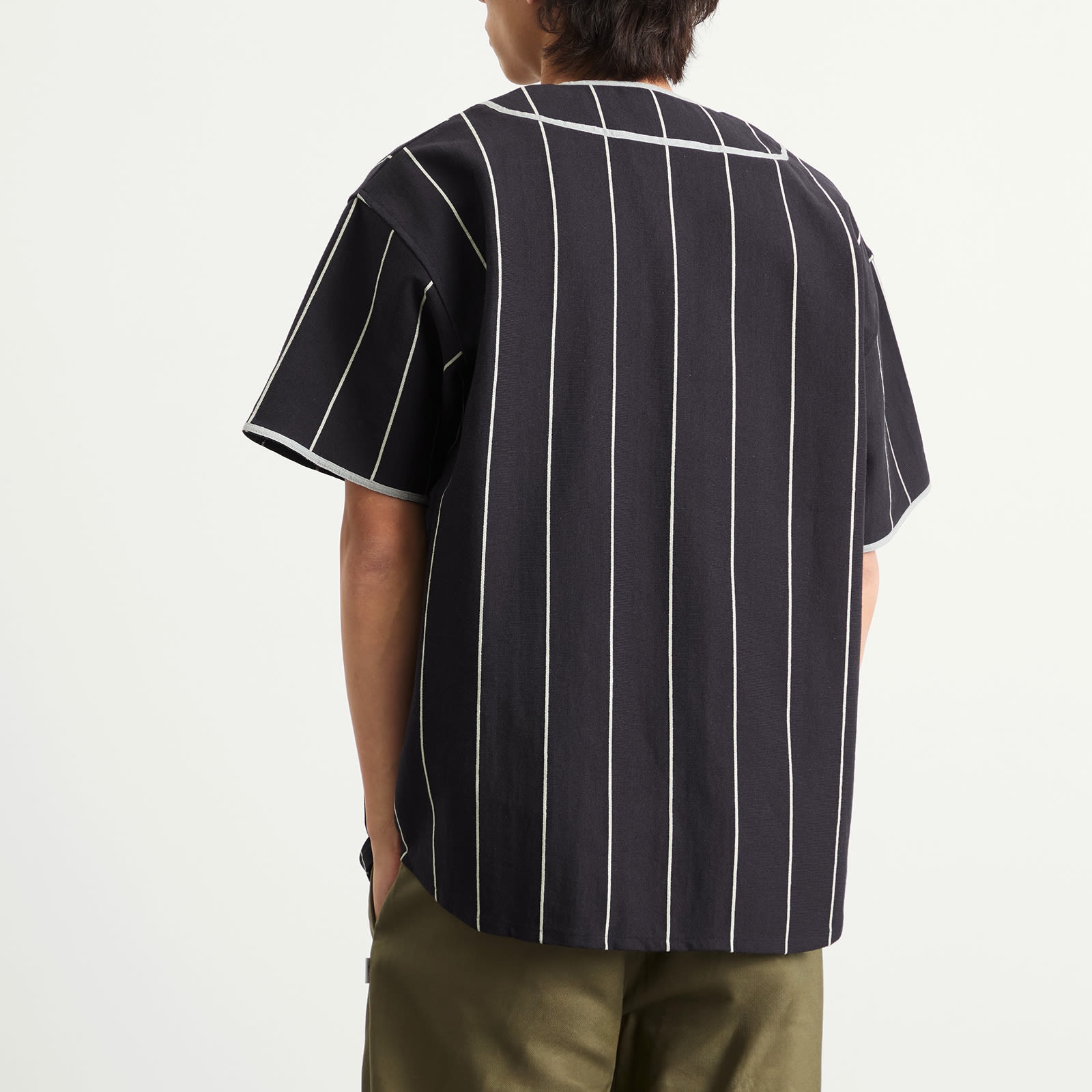 WTAPS Stripe Baseball Shirt - 3