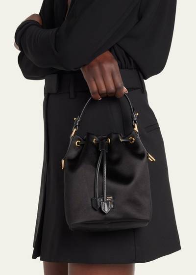 TOM FORD Disco Small Satin Chain Bucket Bag outlook