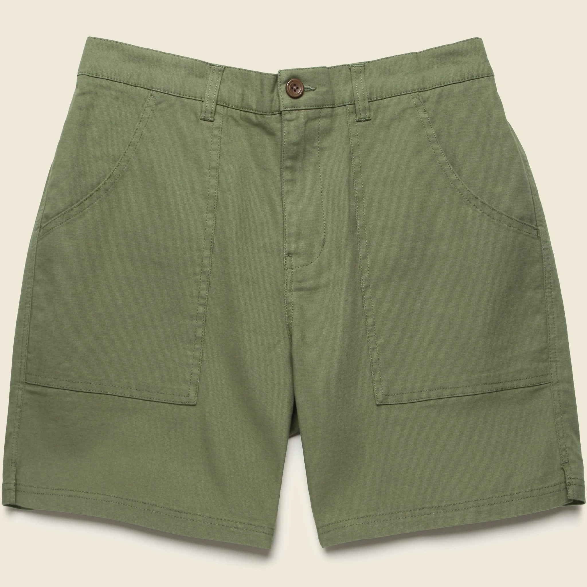 7" Trails Canvas Shorts - Clover - 1