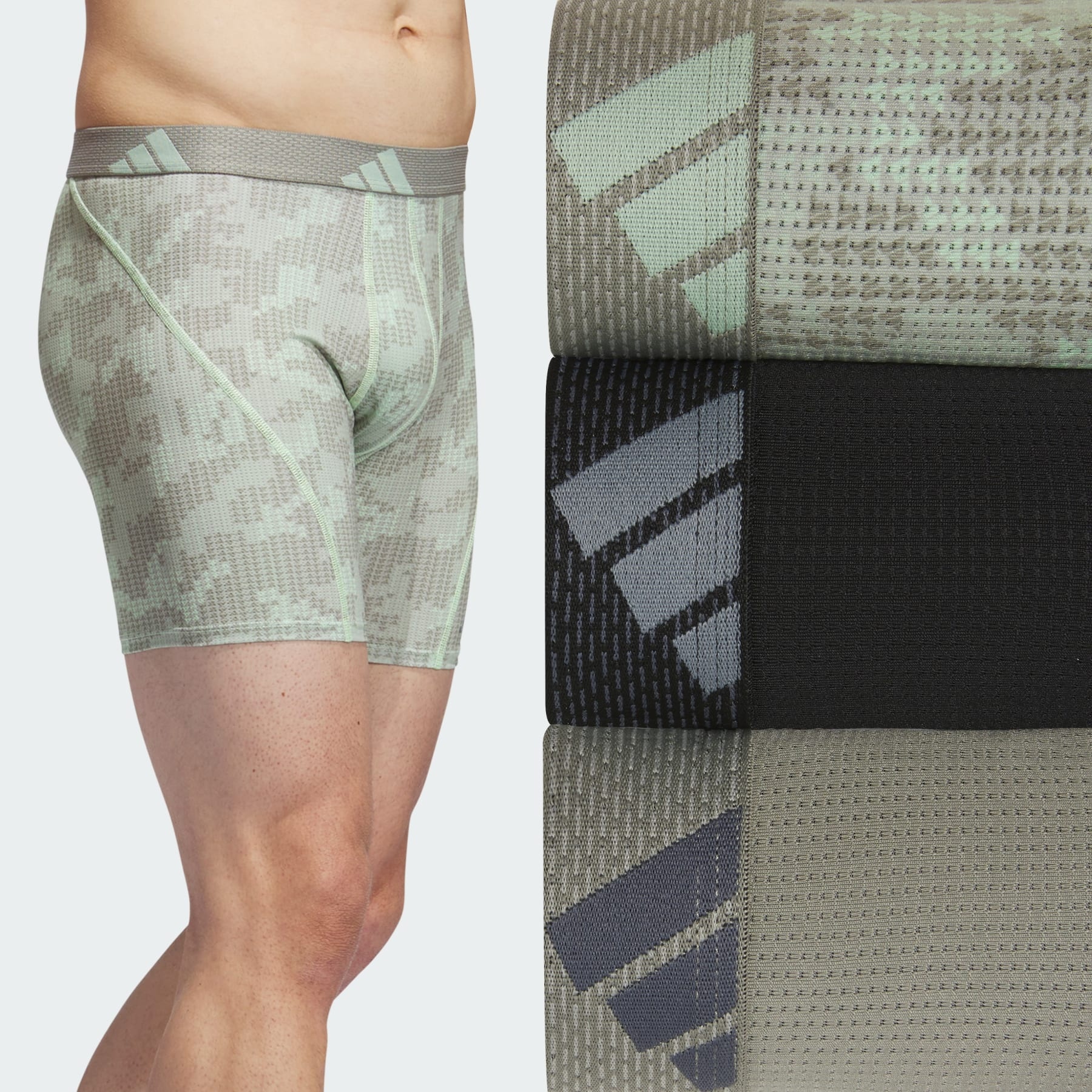 Performance Mesh Graphic Boxer Briefs 3-Pack - 5