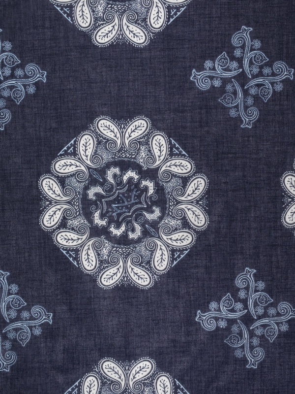 Ingrid Bandana Paisley Navy - 4