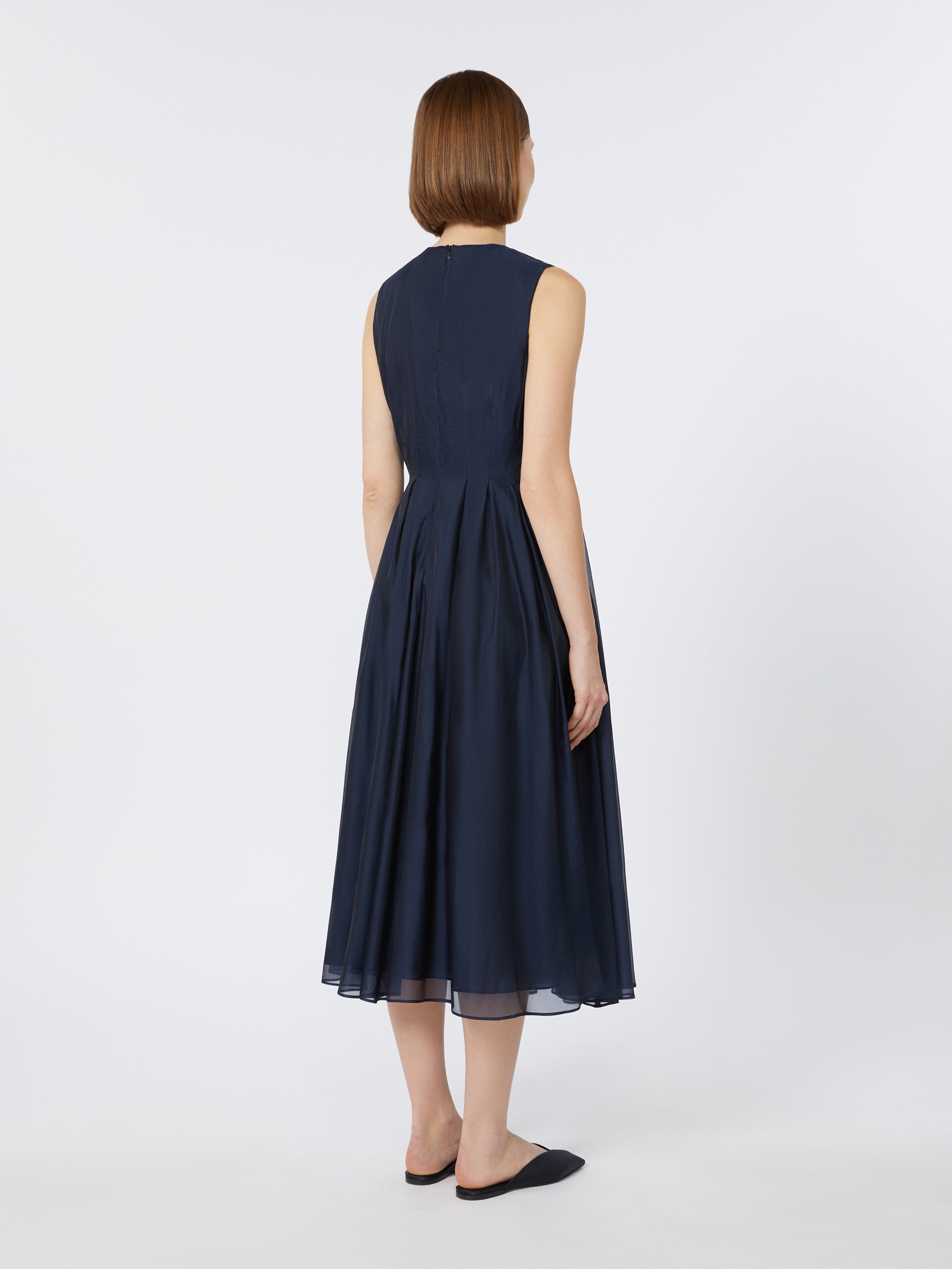 WALLY Silk-blend organza dress - 4