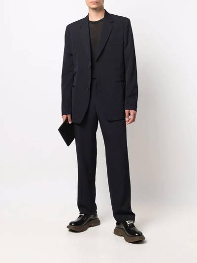 Yohji Yamamoto boxy-cut blazer outlook