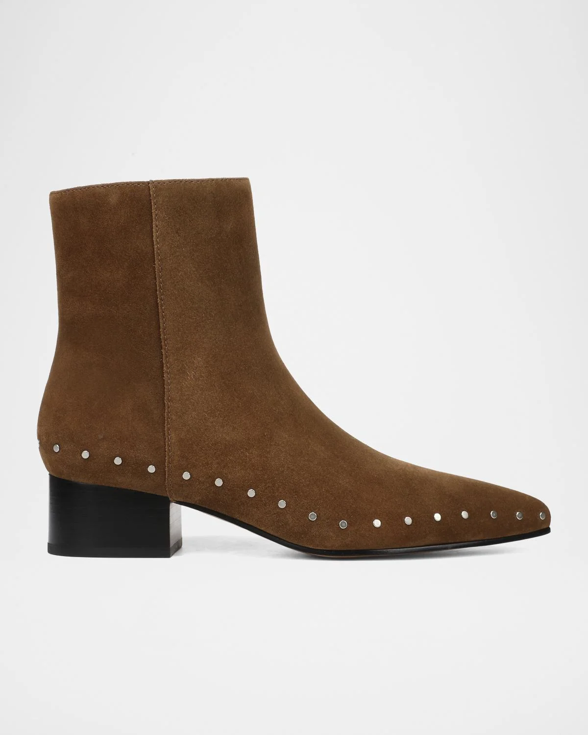40mm August Studded Suede Ankle Boots - 1