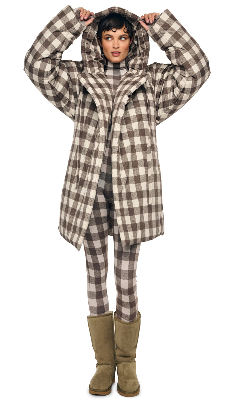 HOODED SLEEPING BAG COAT TO KNEE 6