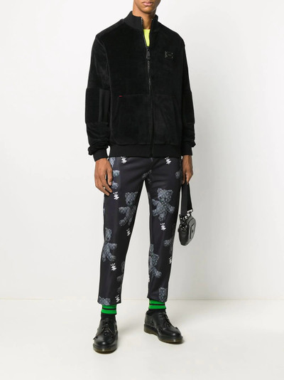 PHILIPP PLEIN Teddy-print track trousers outlook